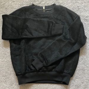 R13 [NWOT] Luxurious Genuine Alpaca Fur Pullover Sweatshirt Made in Italy